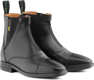 Produktbild von Tattini Reitstiefel aus Leder mit Reißverschluss Unisex Schwarz Gold Größe 38