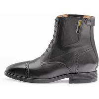 Produktbild von Tattini Reitstiefel aus Leder Unisex Schwarz Gold Größe 42