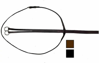 Produktbild von Tattini Ring Martingal mit Sparhalsband aus Leder in Schwarz