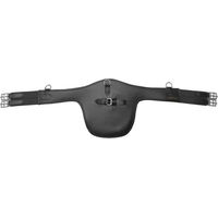Produktbild von Tattini Sattelgurt aus Leder mit Stollen-Schutz Schwarz 110 cm