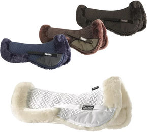 Produktbild von Tattini Sattelpad mit Kanal in Leder Grösse M