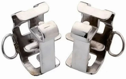 Produktbild von Tattini Schnelles Ankuppeln Sattelzubehör aus Edelstahl in Silber