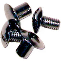 Produktbild von Tattini Schraubenset mit 12 Metallschrauben in Schwarz und Silber