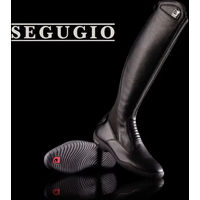 Produktbild von Tattini Segugio Lederreitstiefel Unisex Schwarz Größe 42/M