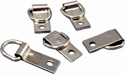 Produktbild von Tattini Set mit 12 Metallringen zum Anbinden von Pferden in Silber