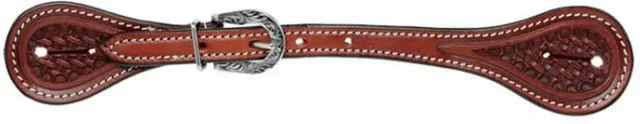 Produktbild von Tattini Sporenriemen aus Leder in Gelb und Braun