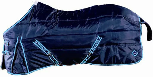 Tattini Stalldecke für Pferde Blau 145 cm aus Polyester und Nylon – Bild 1 von 2
