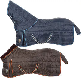 Tattini Stalldecke mit Halsteil in Blau aus Polyester 330 g – Bild 1 von 1