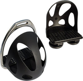 Tattini Steigbügelschale aus Kunststoff Schwarz 12 cm – Bild 1 von 1