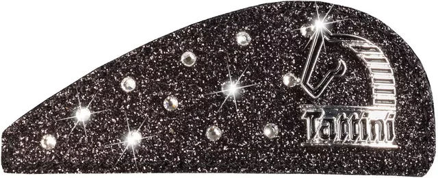 Produktbild von Tattini Textilpatch Lurex Strass Schwarz