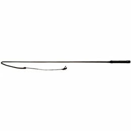Produktbild von Tattini Trabpeitsche für Pferde aus geflochtenem Nylon 135cm Schwarz