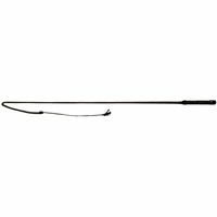 Produktbild von Tattini Trabpeitsche für Pferde aus geflochtenem Nylon 135cm Schwarz