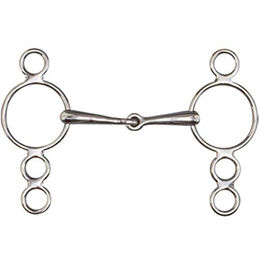 Produktbild von Tattini Trense Gebiss Natur Silber 14/
