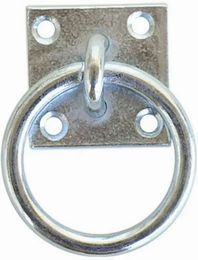 Produktbild von Tattini Verbindungsring für Pferde aus Zink in Silber