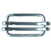 Produktbild von Tattini Verbindungsstück für Band 20 mm Silber Metall 10er Pack