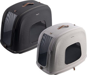 Tavo Crispin Haustier-Transportbox Large Onyx für Hunde und Katzen mit ISOFIX und 360 Grad Mesh-Belüftung – Bild 1 von 13