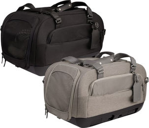 Tavo Dupree II Haustier-Transportbox für Hunde und Katzen bis 9 kg grau Merle mit ISOFIX und Mesh-Einsätzen – Bild 1 von 13