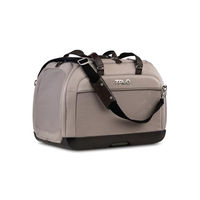Produktbild von Tavo Hendrick Haustier-Autositz und Transportbox für Hunde und Katzen aus Kunstleder in Beige mit ISOFIX und ECE R129 Zertifizierung