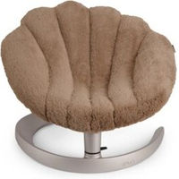 Produktbild von Tavo Shell Schwingendes Haustierbett Hundekorb Caramel Beige Braun mit Fleece