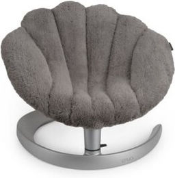 Tavo Shell Schwingendes Hundebett Lunar Grau mit Fleece – Bild 1 von 2