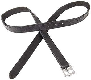 TDET Etriviere Hundeleine aus Leder und Nylon in Schwarz 145 cm – Bild 1 von 1