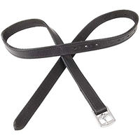 Produktbild von TDET Etriviere Hundeleine aus Leder und Nylon in Schwarz 145 cm