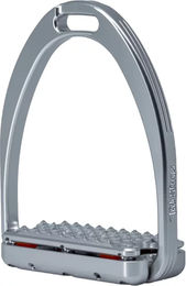 Produktbild von Tech Stirrups Capri Plus Sicherheitssättel für Reiter aus Aluminium in Grau und Silber