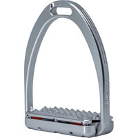 Produktbild von Tech Stirrups Capri Plus Sicherheitssättel für Reiter aus Aluminium in Grau und Silber