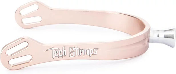 Produktbild von Tech Stirrups Pferde-Steigbügel Verona Flat aus Edelstahl in Rosa oder Gold