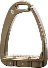 Produktbild von Tech Stirrups Sicherheitssteigbügel Venice für Kinder in Braun EU 35 - 370 g