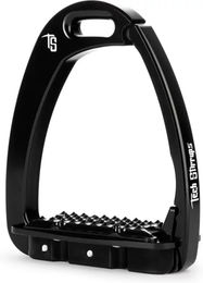 Produktbild von Tech Stirrups Sicherheitssteigbügel Venice für Kinder in Schwarz EU 35 - 370 g