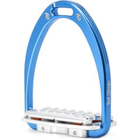 Produktbild von Tech Stirrups Siena Plus Sicherheitssättel für Reiter aus Aluminium in Blau