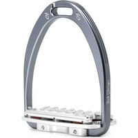 Produktbild von Tech Stirrups Siena Plus Sicherheitssättel für Reiter aus Aluminium in Grau und Silber