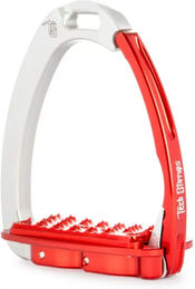 Tech Stirrups Venice Flat Evo Sicherheitsschlaufen für Pferde aus Aluminium in Rot – Bild 1 von 1