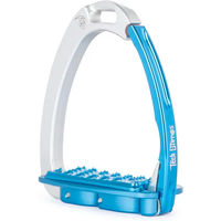 Produktbild von Tech Stirrups Venice Flat Evo Steigbügel aus Aluminium in Blau