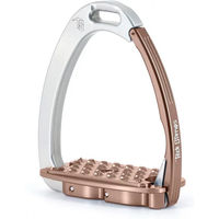 Produktbild von Tech Stirrups Venice Flat Evo Steigbügel aus Aluminium in Gold