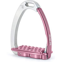 Produktbild von Tech Stirrups Venice Flat Evo Steigbügel aus Aluminium in Rosa