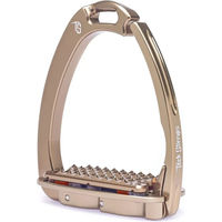 Produktbild von Tech Stirrups Venice Plus EVO Sicherheitssättel für Reiter Unisex Braun Gold