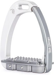 Produktbild von Tech Stirrups Venice Sicherheitssteigbügel für Kinder aus Aluminium in Silber