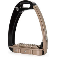Produktbild von Tech Stirrups Venice Sicherheitssteigbügel für Kinder in Schwarz oder Beige EU 35