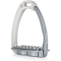 Produktbild von Tech Stirrups Venice Sloped EVO Sicherheitssättel für Reiter aus Aluminium in Silber - 0,57 kg