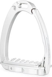 Produktbild von Tech Stirrups Venice Sloped EVO Sicherheitssättel für Reiter aus Aluminium in Silber