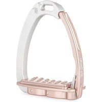 Produktbild von Tech Stirrups Venice Sloped EVO Sicherheitssättel für Reiter in Silber