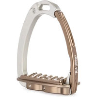 Produktbild von Tech Stirrups Venice Sloped EVO Sicherheitssättel für Reiter Silber - 570 g