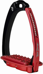 Tech Stirrups Venice Sloped Evo Swarovski Steigbügel für Pferde in Schwarz oder Rot – Bild 1 von 1