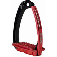 Produktbild von Tech Stirrups Venice Sloped Evo Swarovski Steigbügel für Pferde in Schwarz oder Rot