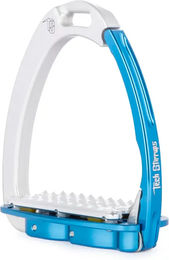 Produktbild von Tech Stirrups Venice Xtrail Sicherheitssättel für Reiter Unisex Silber Blau 38