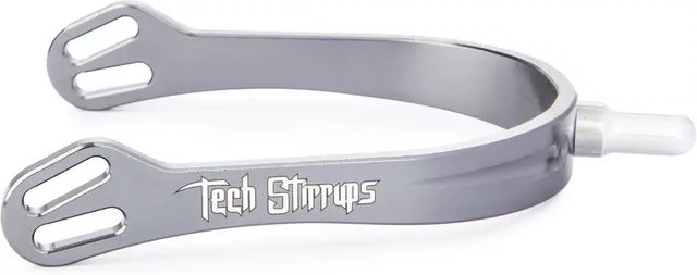 Produktbild von Tech Stirrups Verona Long Pferde-Steigbügel aus Aluminium in Grau oder Silber