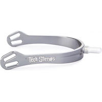 Produktbild von Tech Stirrups Verona Long Pferde-Steigbügel aus Aluminium in Grau oder Silber