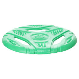 Produktbild von Tegro Flamingo Hundespielzeug Frisbee aus TPR in Grün mit Ø 24 cm